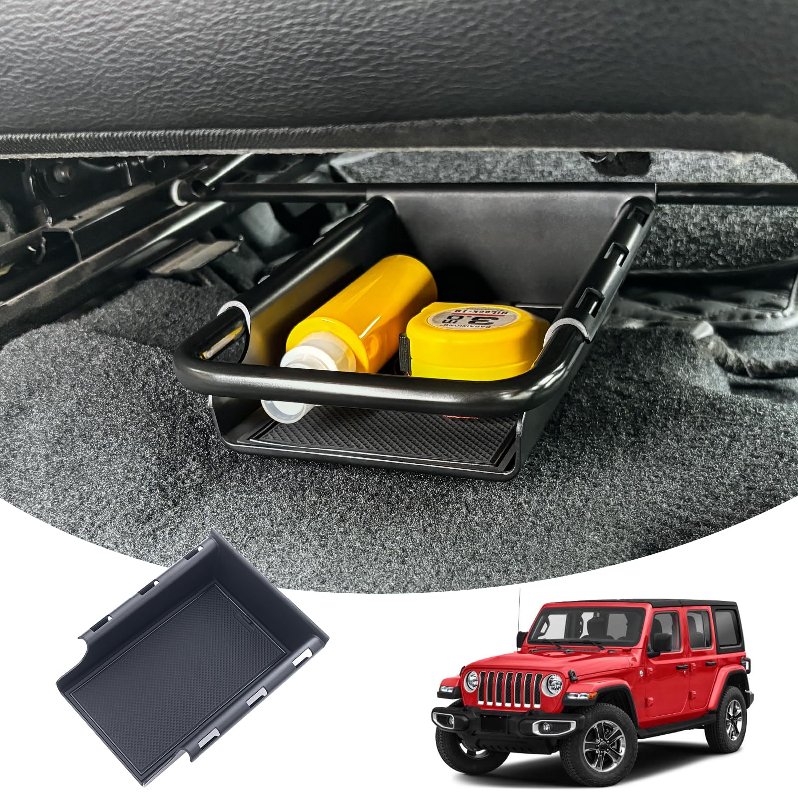 Amazon.com: Front Under Seat Tray Compatible with 2018-2026 Jeep